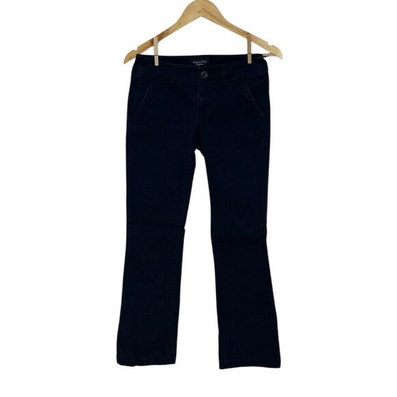 Y2K Low Rise Boot Cut Navy Pants, 00 - Picture 1 of 6